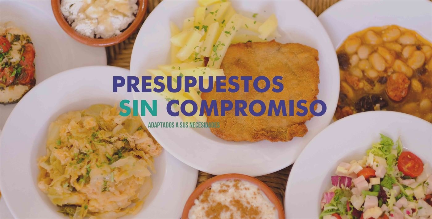 Equipo de catering preparado para un servicio de televisión